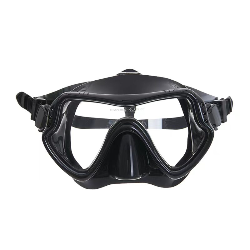 Pure Black Cool HD Diving Masks for Outdoor 