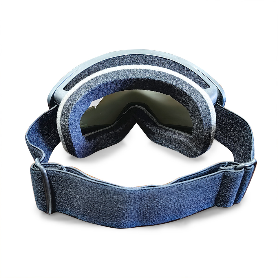 Blue frame ＆ silver lens ski goggles for man