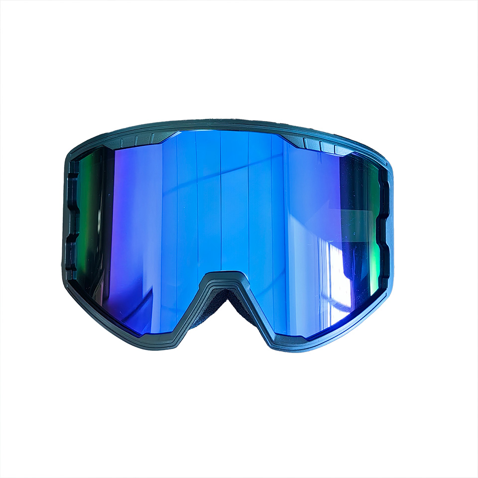 Anti fog interchangeable magnetic lenses snow goggles