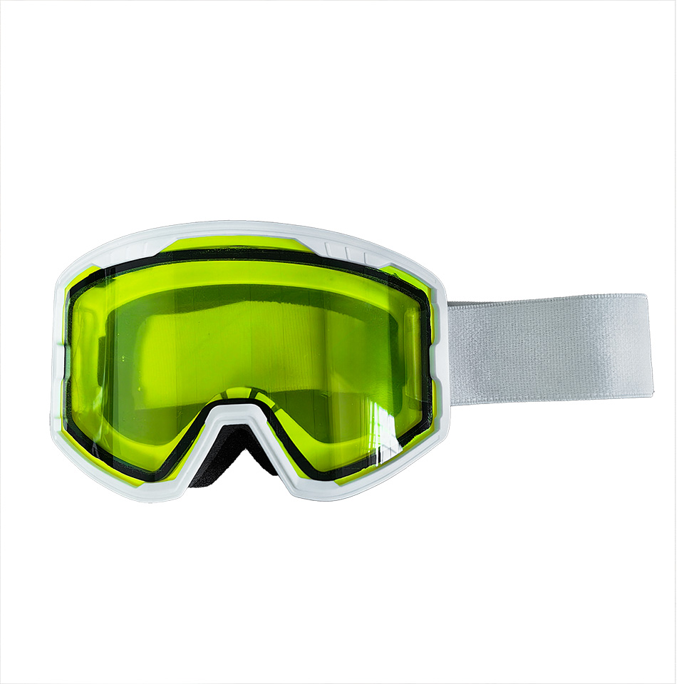 Best-selling green mirror ski goggles 