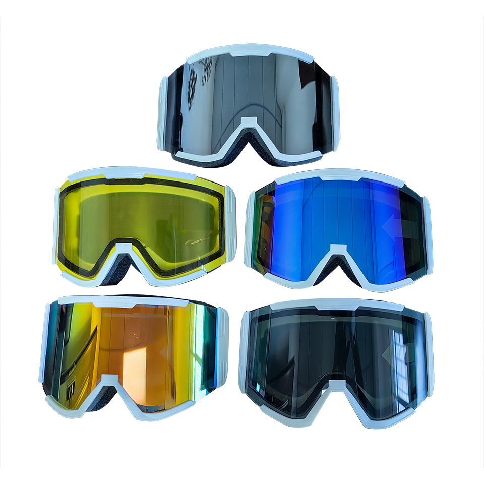 7062 High-end double anti-fog magnetic ski goggles