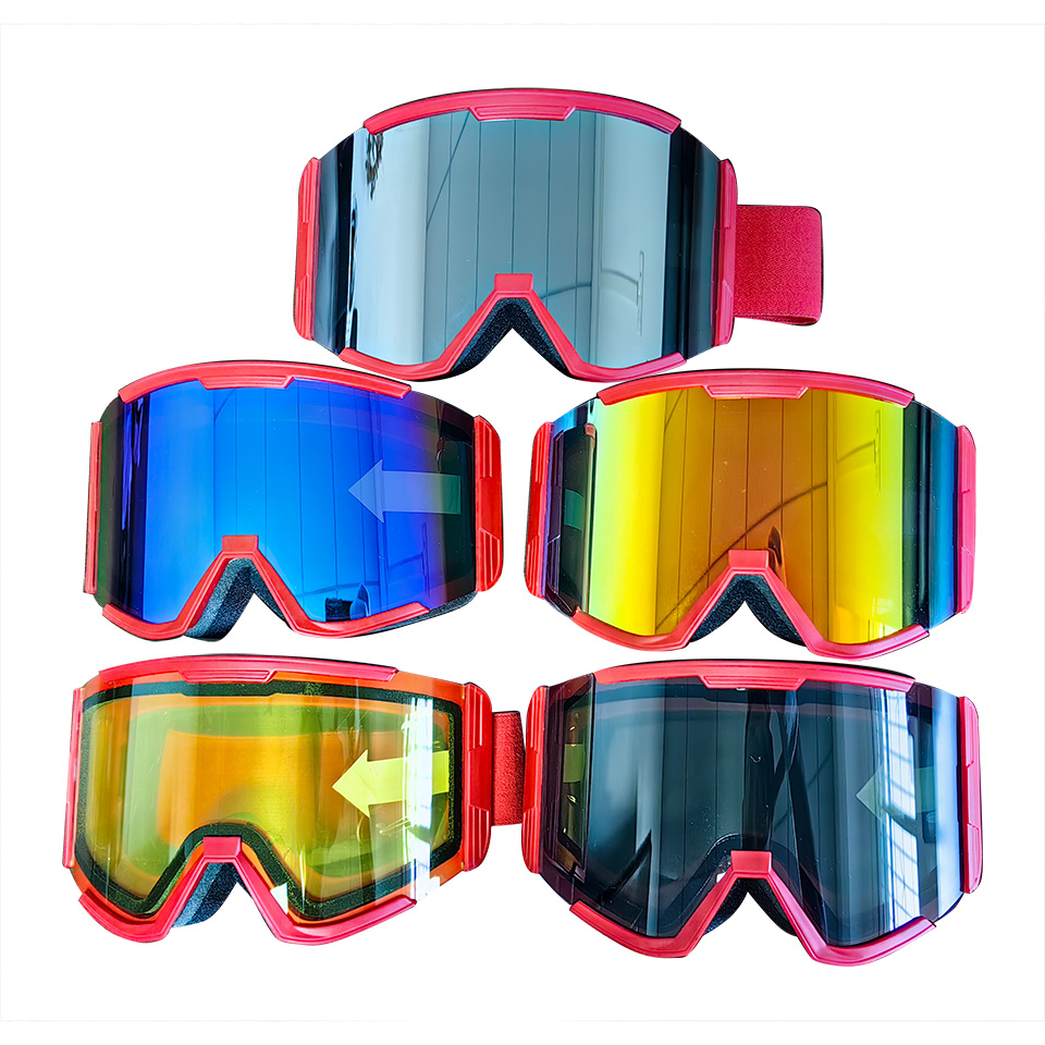 Magnetic ski goggles Windproof and fog- proof goggles