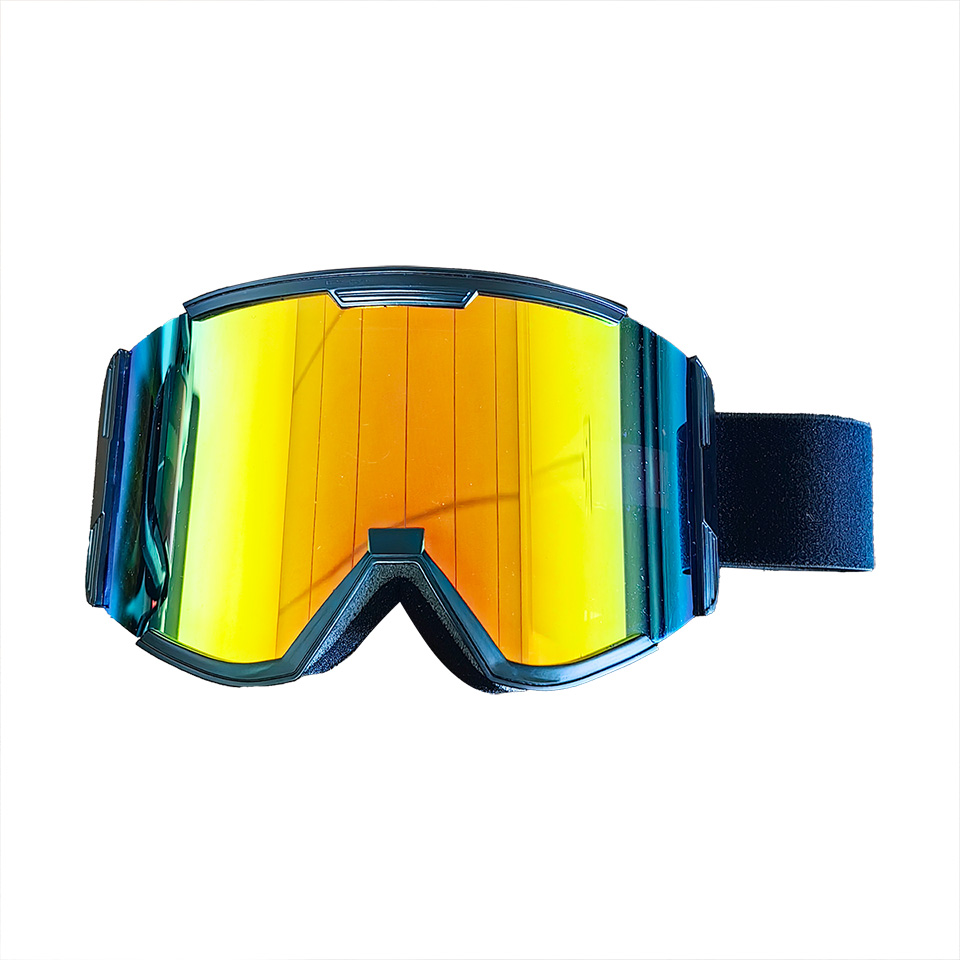 Magnetic windproof and anti-fog HD ski goggles