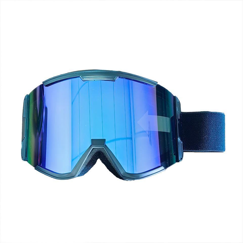 Magnetic windproof and anti-fog HD ski goggles